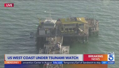 California coast under tsunami watch after Russia earthquake