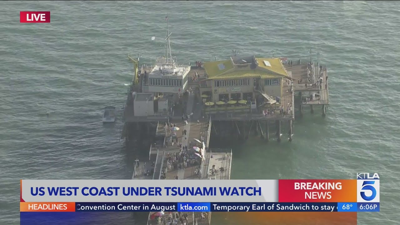 California coast under tsunami watch after Russia earthquake