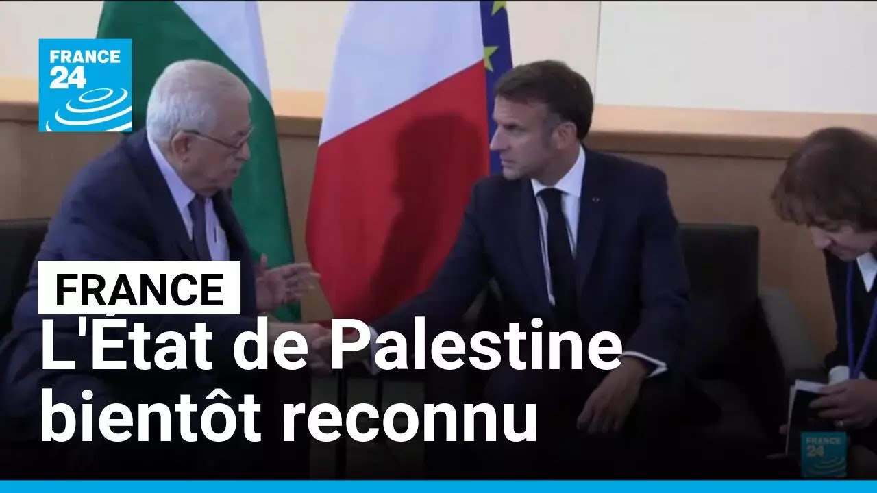 La France va reconnaître l'État de Palestine, Israël fulmine • FRANCE 24