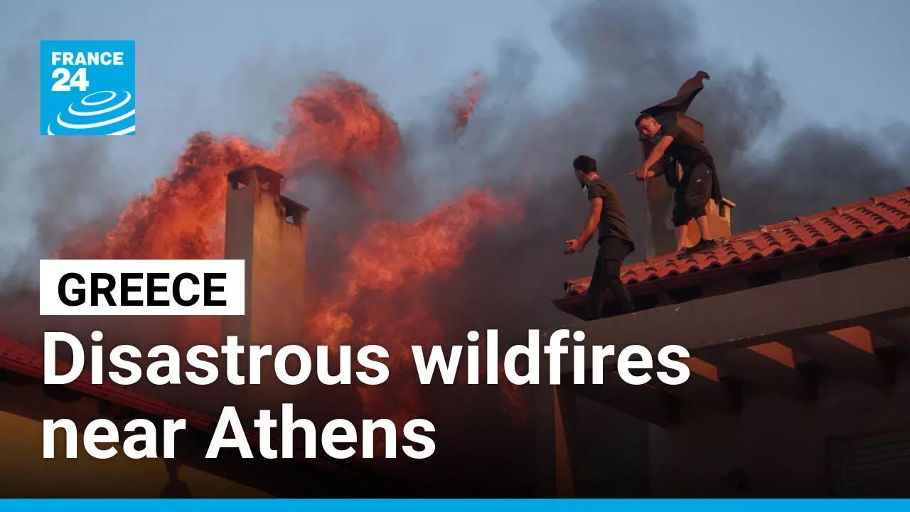 Greece gets EU help to battle disastrous wildfires • FRANCE 24 English