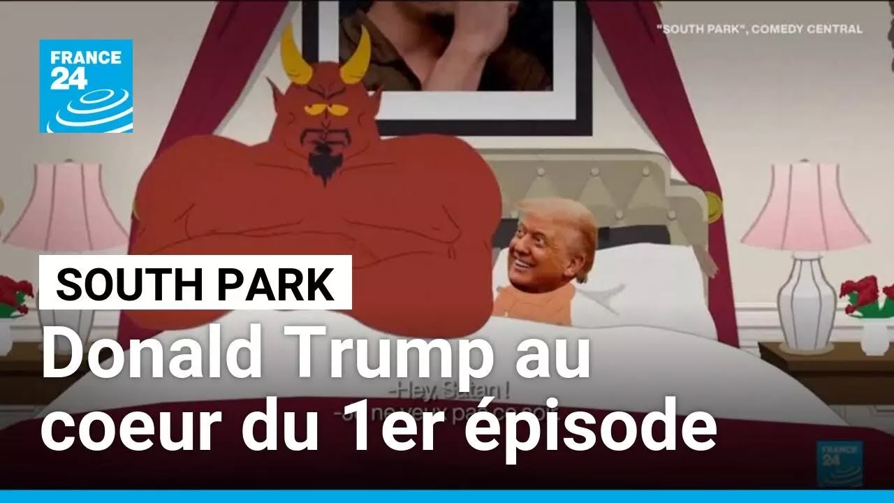 Donald Trump au coeur du 1er épisode de South Park : la Maison Blanche en colère • FRANCE 24