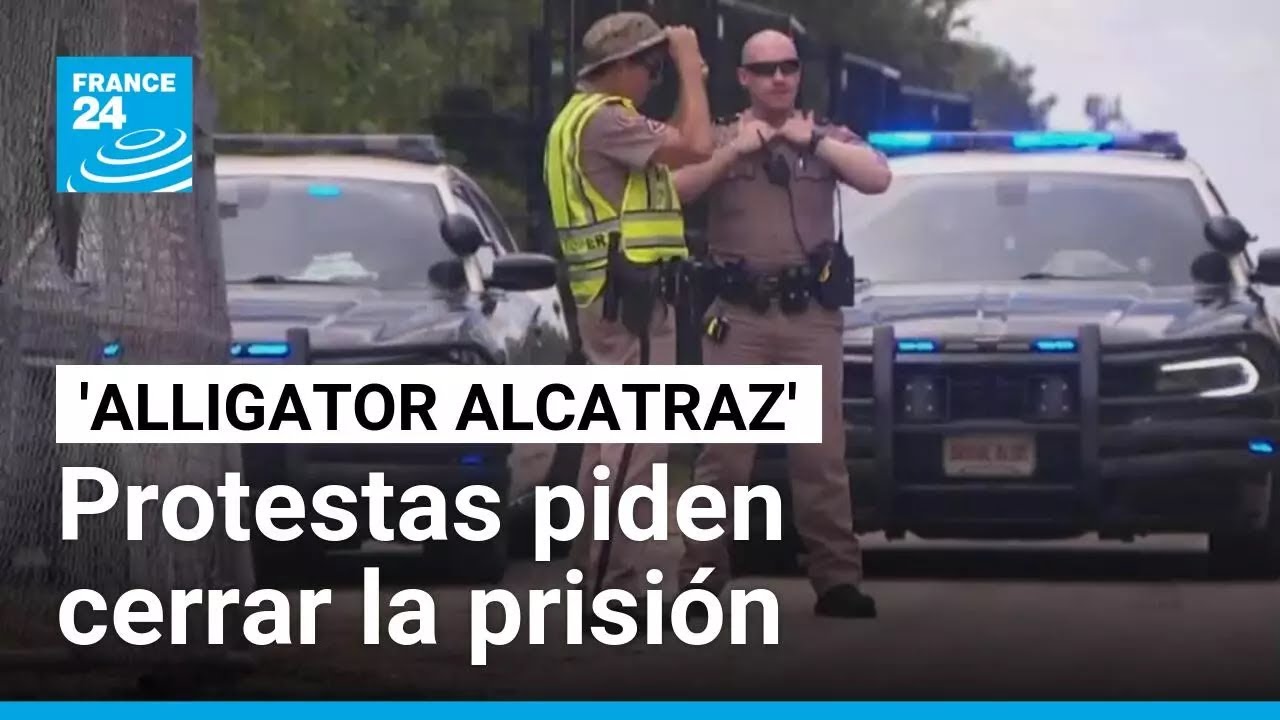 Una "jaula para perros": familiares de presos en 'Alligator Alcatraz' denuncian malos tratos