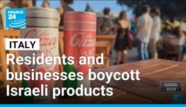 Italian citizens and businesses boycott Israeli products as war in Gaza rages on • FRANCE 24