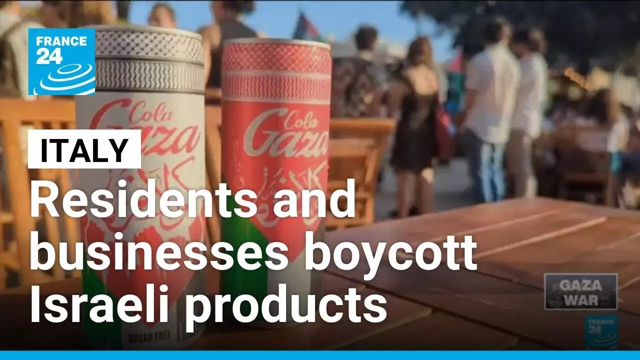 Italian citizens and businesses boycott Israeli products as war in Gaza rages on • FRANCE 24
