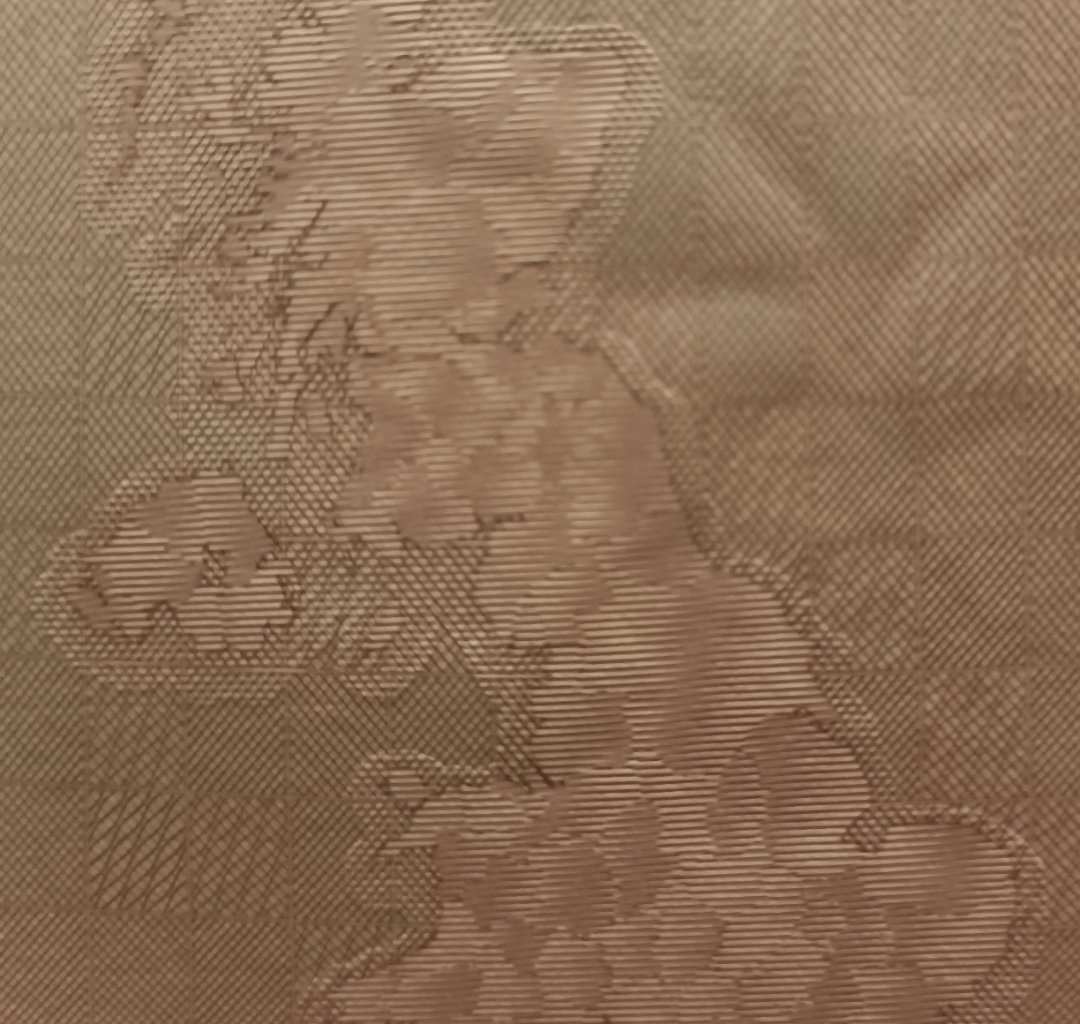 The map inside the British passport shows the historic counties, not the ceremonial counties.