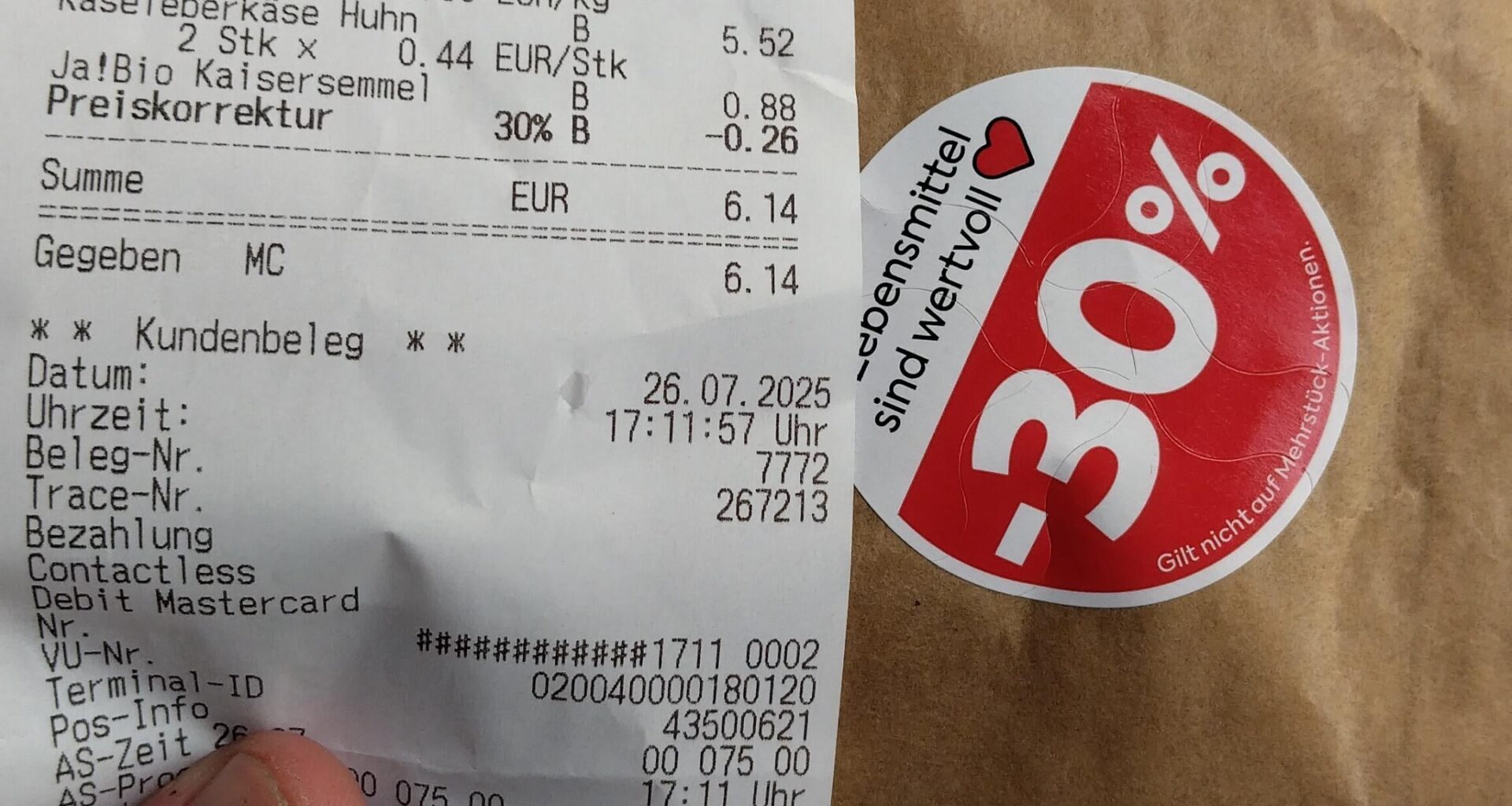 Danke für (fast) nichts!