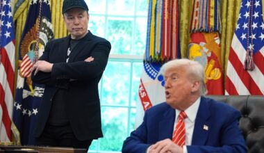 Trump slams Elon Musk as his megabill drops AI protections and hits snags in Senate