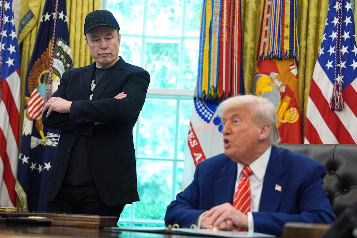 Trump slams Elon Musk as his megabill drops AI protections and hits snags in Senate