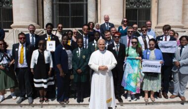 East London pupils meet Pope Leo XIV at the Vatican