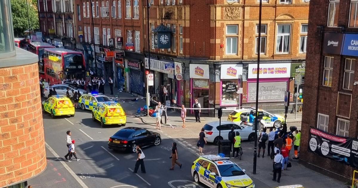 Camberwell Road Denmark Hill stabbing: Four people in hospital