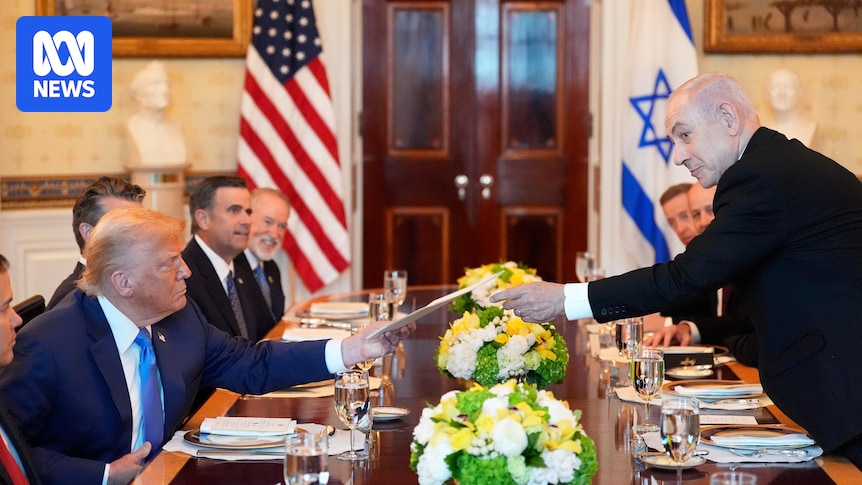 Trump hosts Netanyahu at the White House as US pushes for Israel-Gaza ceasefire