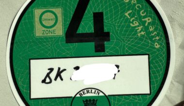 Does the environment sticker only work in Berlin?