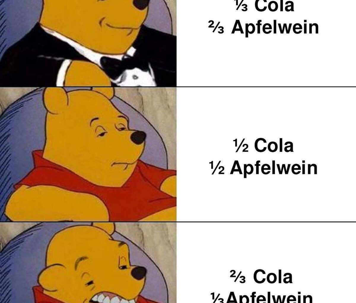 Apropos Cola und Apfelwein...