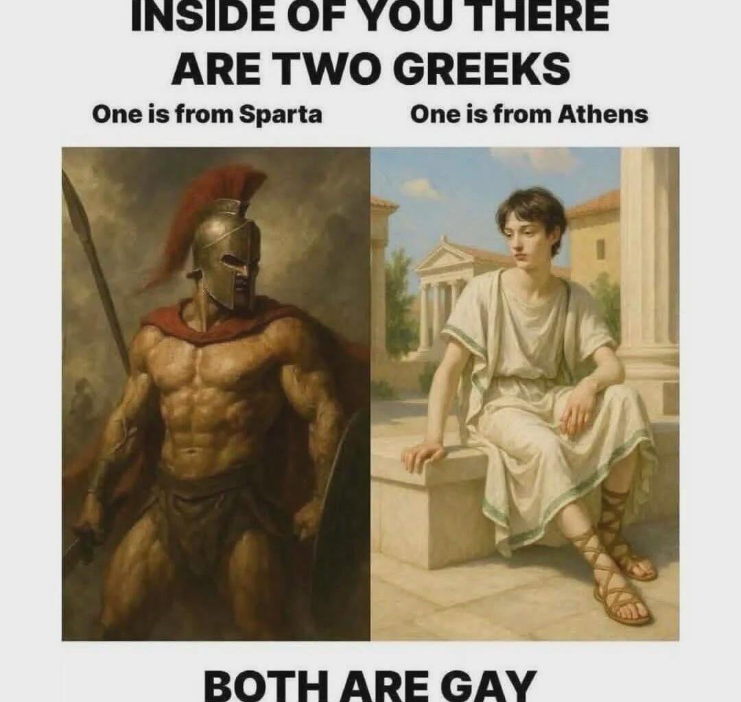 There are two Stavroses inside you