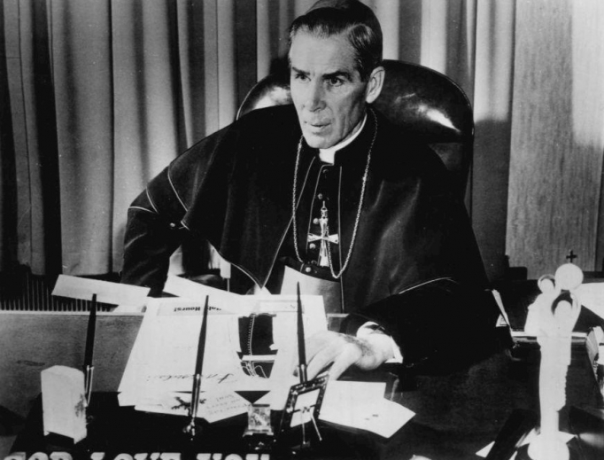 Archbishop Fulton Sheen in 1956