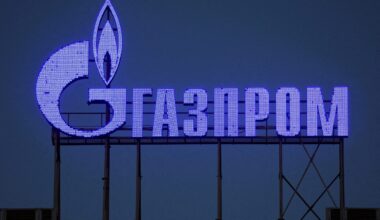 Gazprom sign