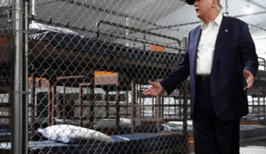 WATCH: Trump speaks after visit to migrant detention facility in Florida Everglades