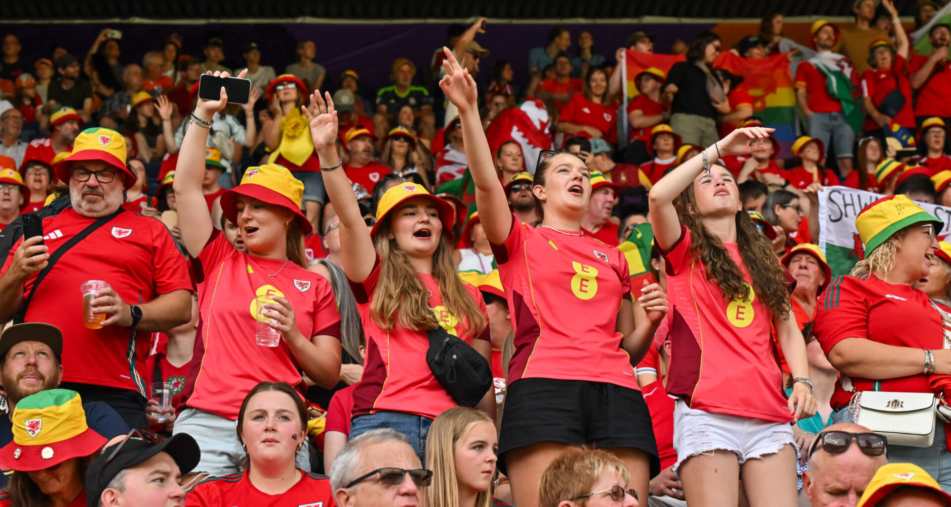 Cymru v France & Netherlands: EURO 2025 fan gallery