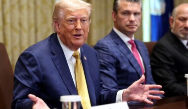 Fact check: Debunking 11 of Trump’s false claims at Cabinet meeting