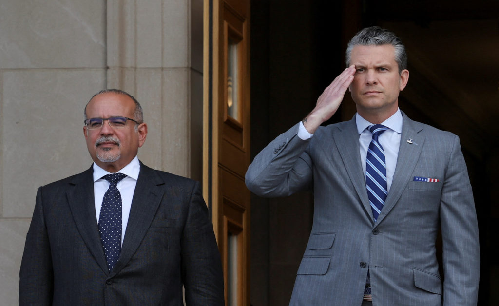 WATCH: Hegseth meets with Bahrain’s Crown Prince Salman bin Hamad Al Khalifa at the Pentagon