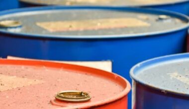 Oil barrels