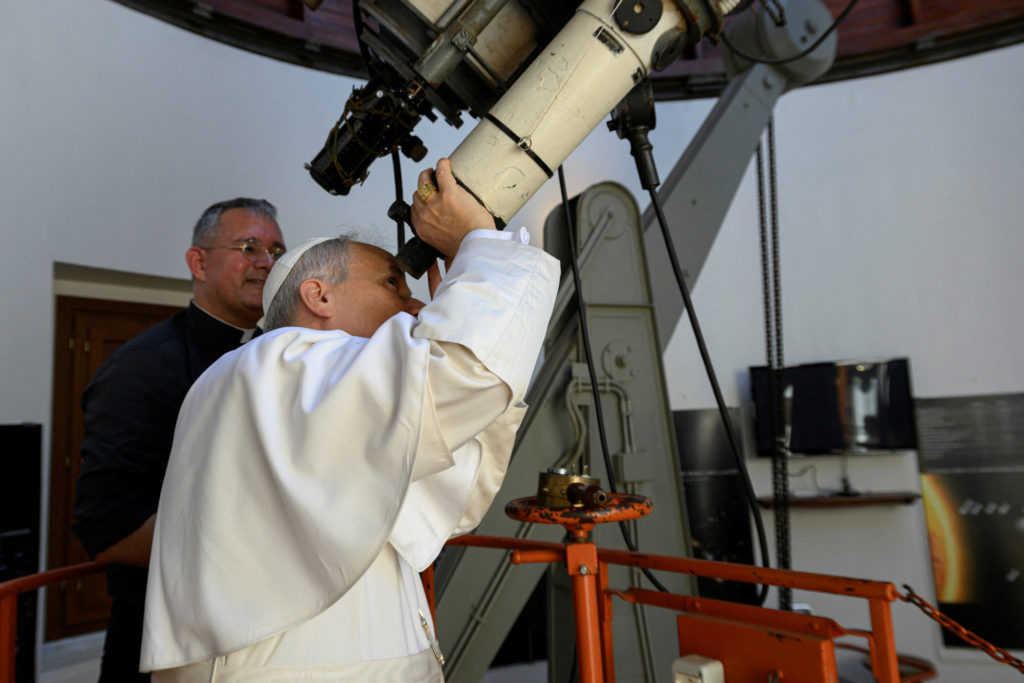 Pope Leo XIV visits the Vatican Observatory