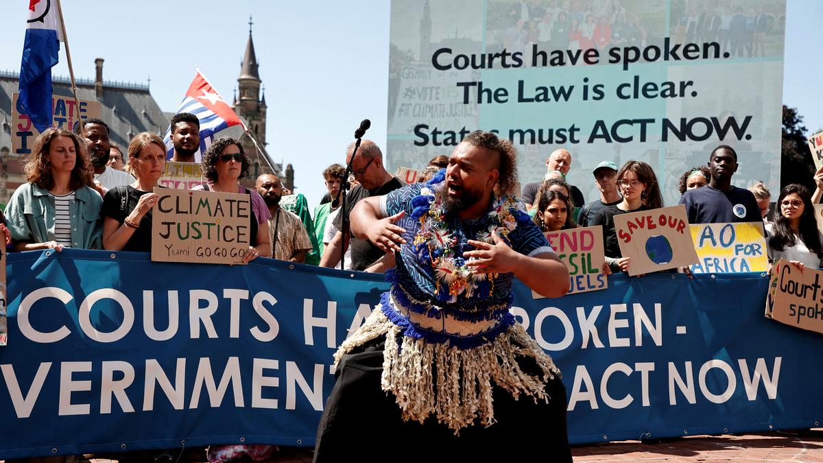 International Court of Justice climate change news greenhouse gas emissions