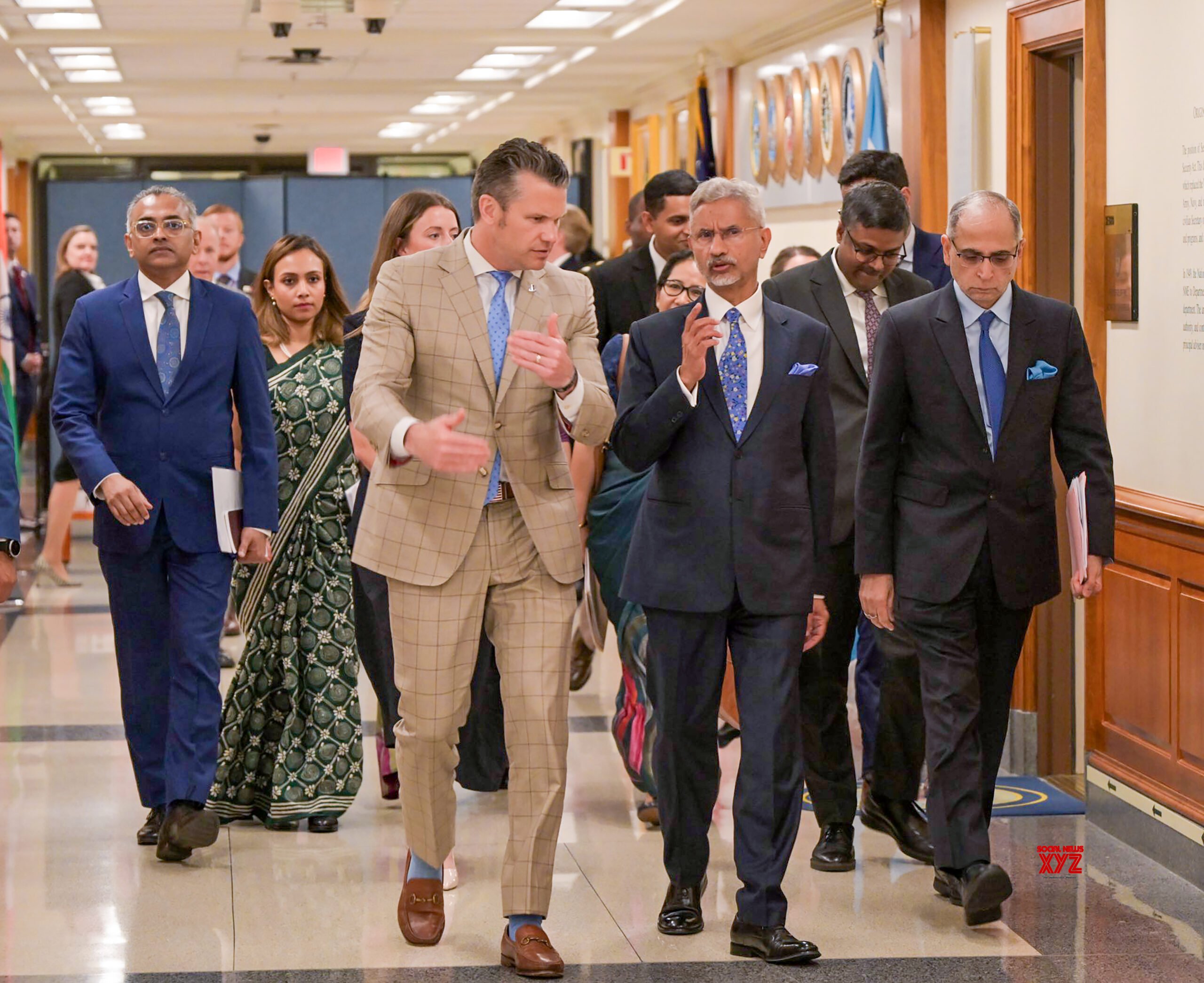 Washington DC: EAM Jaishankar Meets US Secretary of Defense Pete Hegseth #Gallery