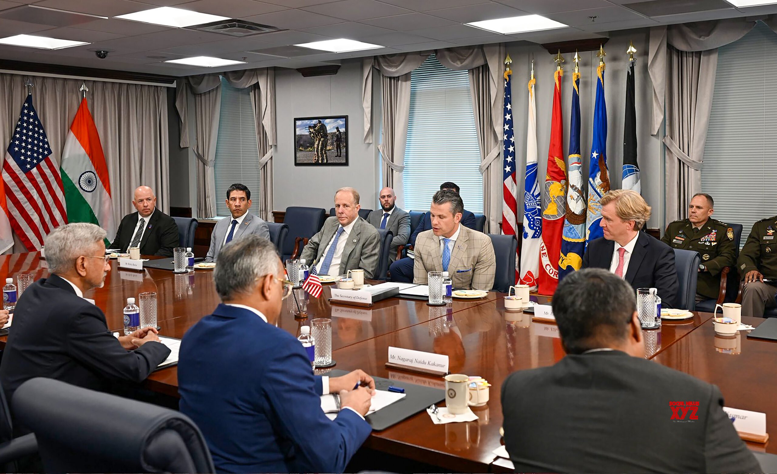 Washington DC: EAM Jaishankar Meets US Secretary of Defense Pete Hegseth #Gallery
