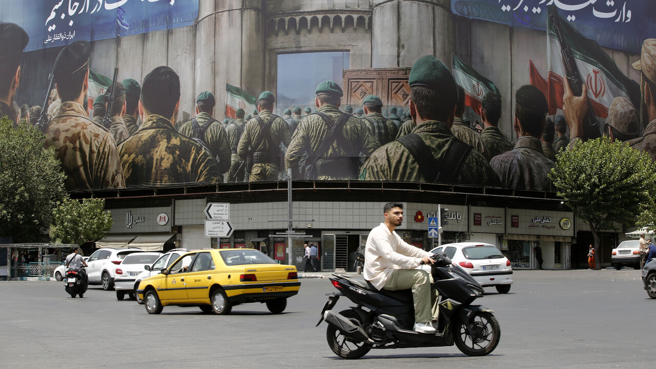 Citizens continue their daily life following the ceasefire between Israel and Iran in the capital Tehran, Iran.