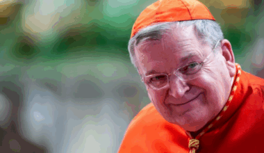 Raymond Leo Cardinal Burke during the solemnity of Sts. Peter and Paul in St. Peter’s Basilica in Vatican City, June 29, 2019.
