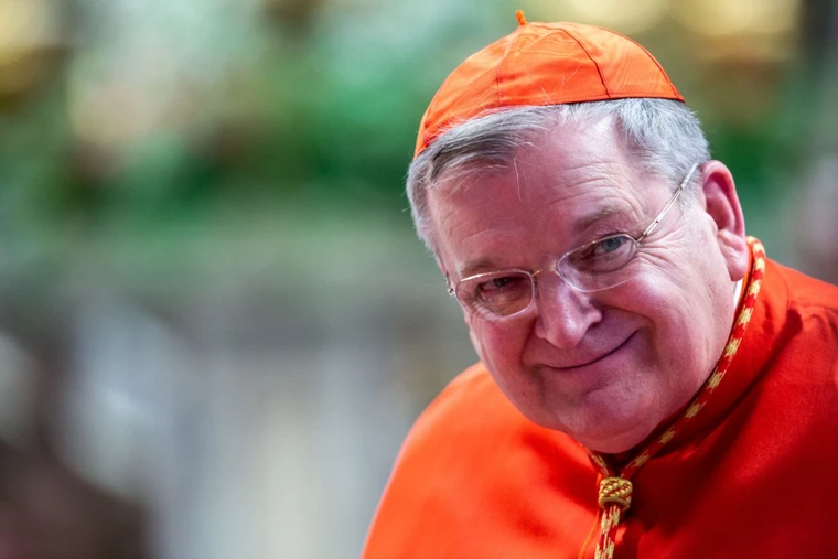Raymond Leo Cardinal Burke during the solemnity of Sts. Peter and Paul in St. Peter’s Basilica in Vatican City, June 29, 2019.