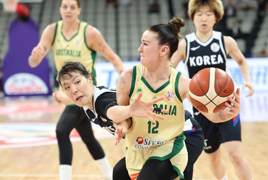 Australia outlasts S. Korea to reach FIBA Women's Asia Cup final-Xinhua