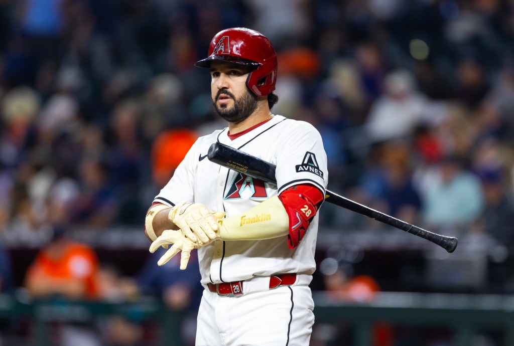 Arizona Diamondbacks designated hitter Eugenio Suarez against the Houston Astros at Chase Field. 