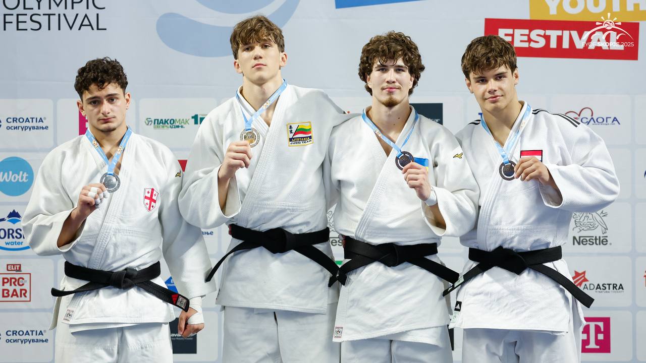 JudoInside - News - Another gold for Lithuania's youbg surprise team at last individual day of EYOF