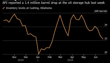 Oil Extends Gain With US Stockpiles and OPEC+ Decision in Focus