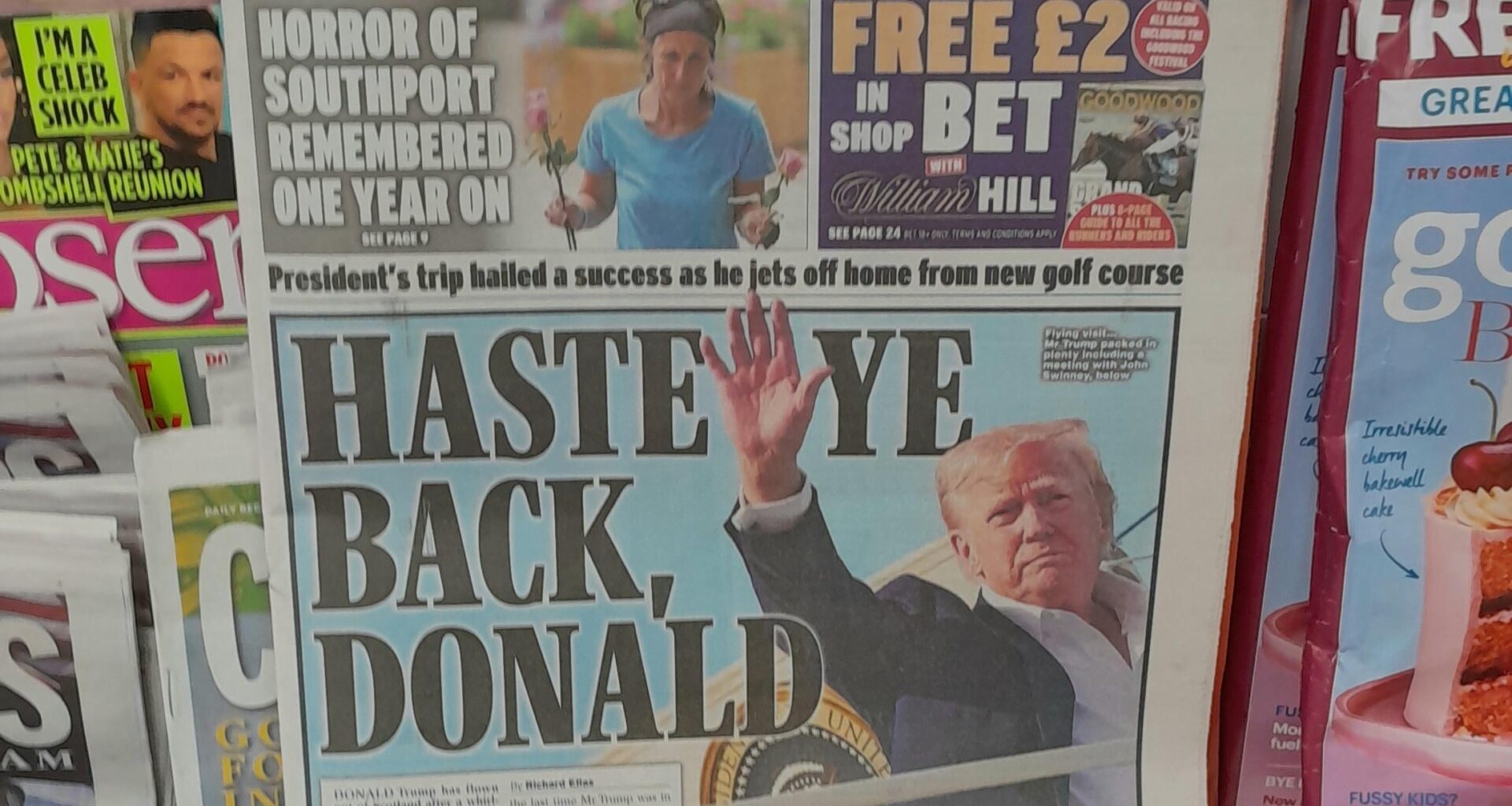 Obsequious 'Scottish' Daily Express publishes toadiest headline win brownnose of the day.