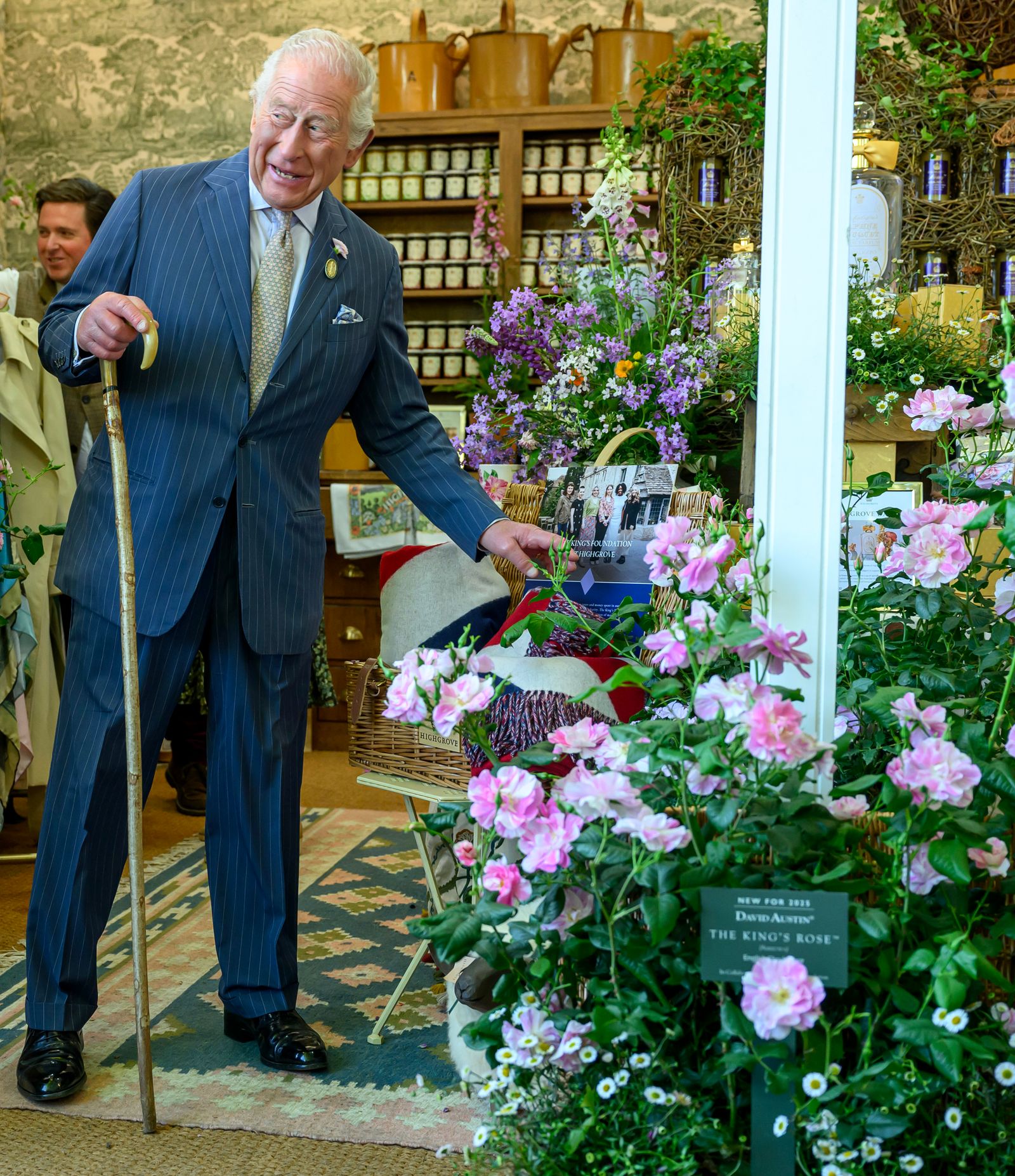 Image may contain Charles Prince of Wales Plant Potted Plant Herbal Herbs Garden Nature Outdoors and Clothing