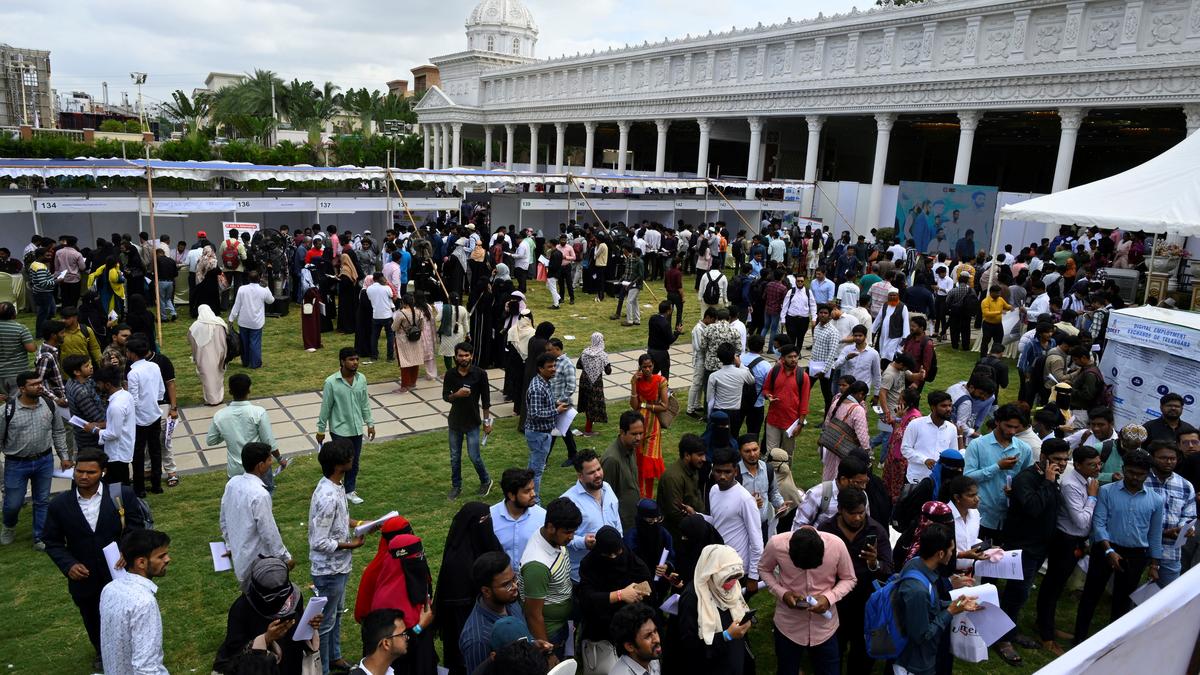 76,425 enrolled with Digital Employment Exchange of Telangana this year; 6,657 jobseekers shortlisted