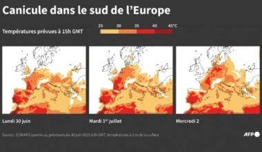 Europe, Asie, Afrique équatoriale : un mois de juin exceptionnellement chaud : Actualités