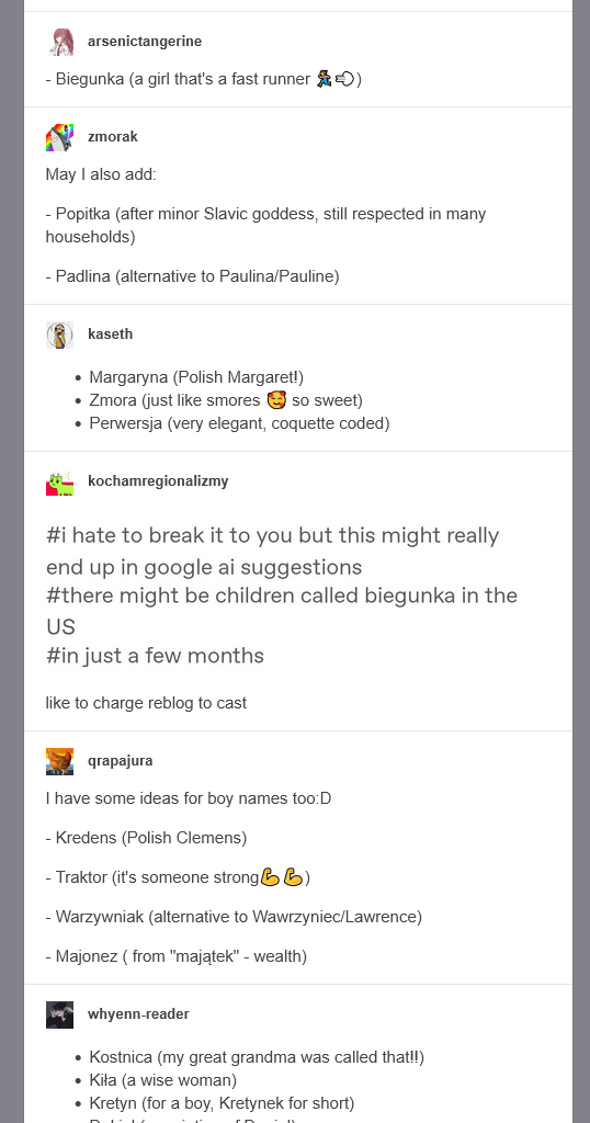 Polish names