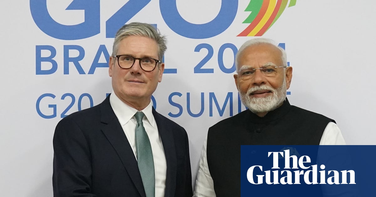 Indian prime minister makes UK state visit to sign landmark trade deal | Trade policy