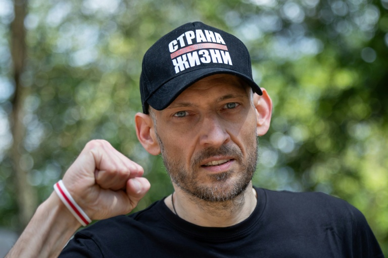 Belarus opposition activist Sergei Tikhanovsky was released in a shock deal last month (Wojtek RADWANSKI)