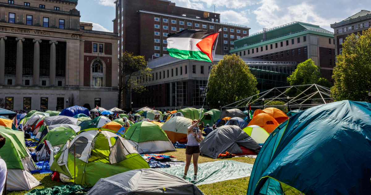 Columbia University disciplines at least 70 students who took part in campus protests