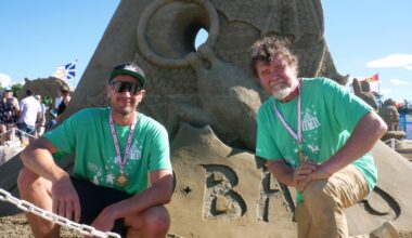 Czech, mate: Duo claims top spot at B.C. international sand sculpting event
