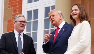 Trump visits Scotland and meets with U.K. Prime Minister Keir Starmer