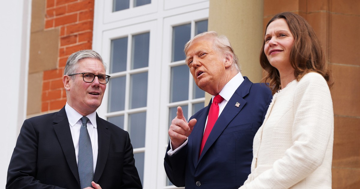 Trump visits Scotland and meets with U.K. Prime Minister Keir Starmer