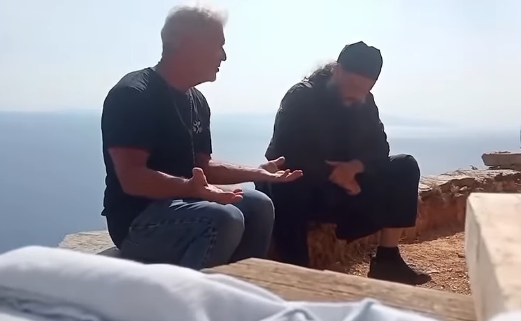 Mel Gibson visits Orthodox monastery in Greece before filming