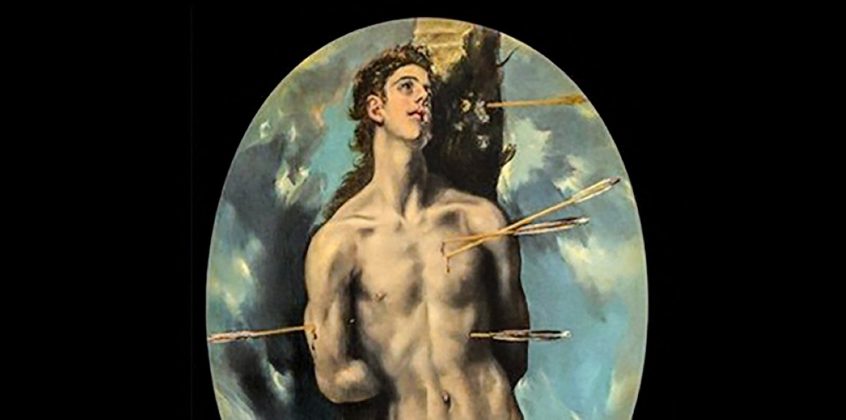 A screenshot image taken from the Romanian Police website lists the "Saint Sebastian" painting by El Greco amongst stolen objects reported on the website on January 14, 2025.--AFP
