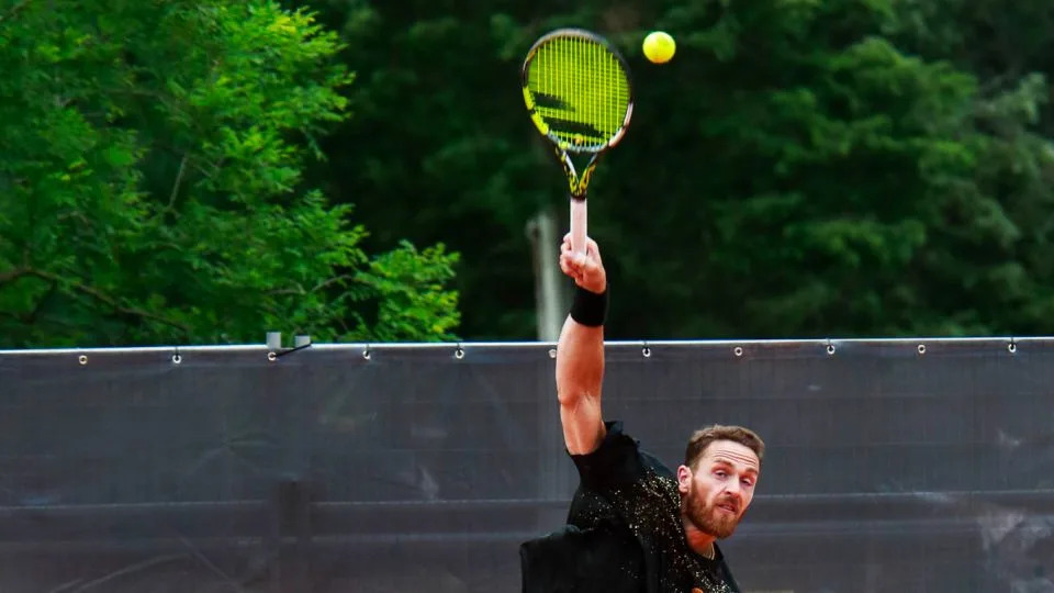 Albano Olivetti is one of the biggest servers in the men's game. - Romain Biard/Icon Sport/Getty Images